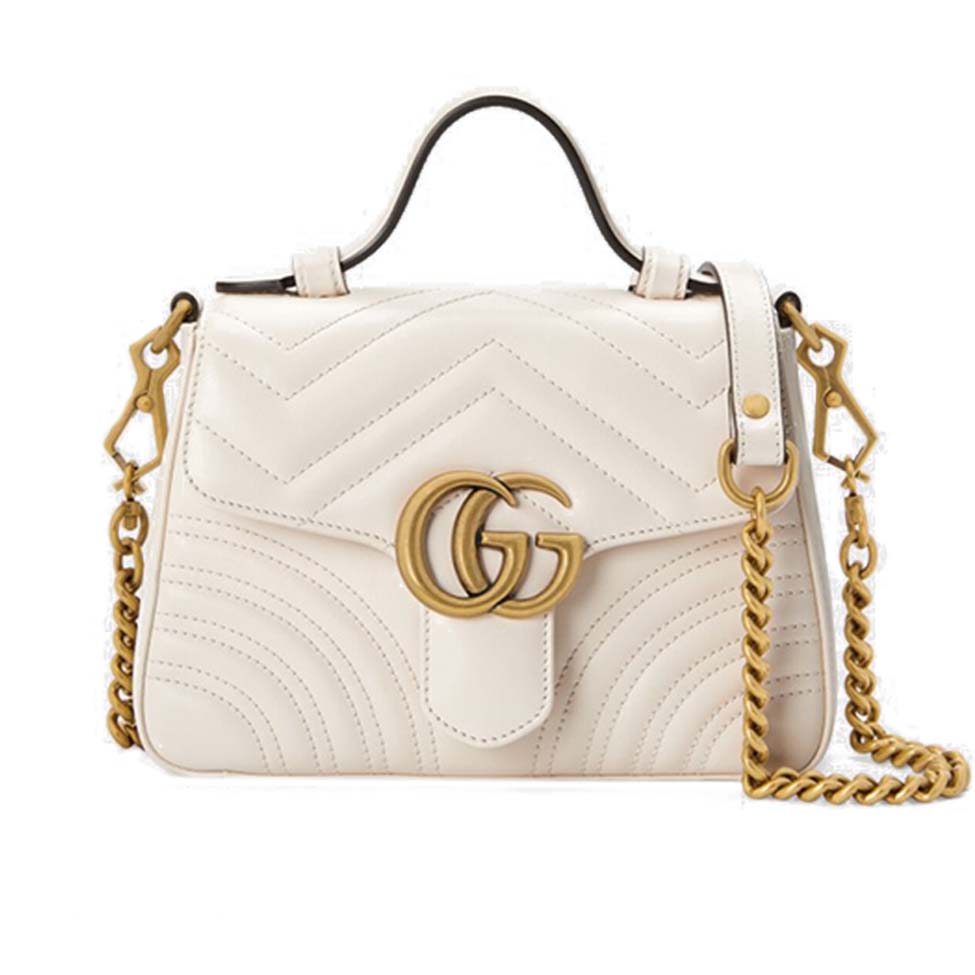 GUCCI GG MARMONT MINI TOP HANDLE BAG ‎547260  (21*15*8cm)